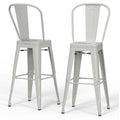 Fletcher - Handcrafted Metal Stool (Set of 2) - view 2
