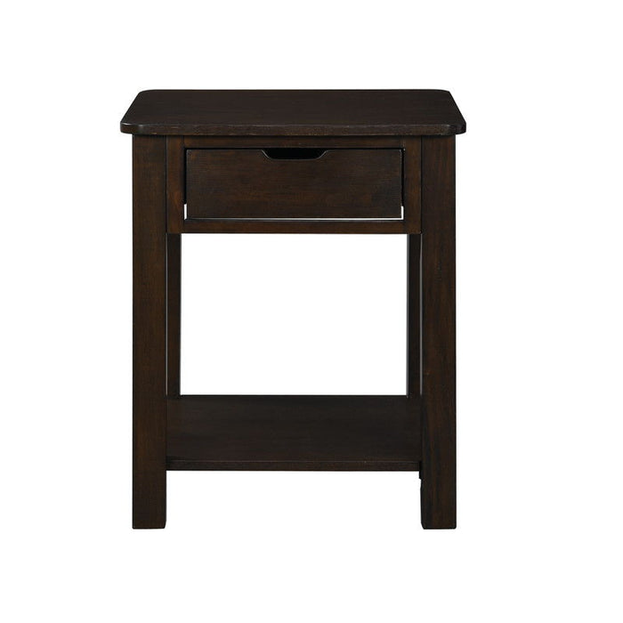Flora - End Table With Drawer by Lilola Home | Bel Furniture