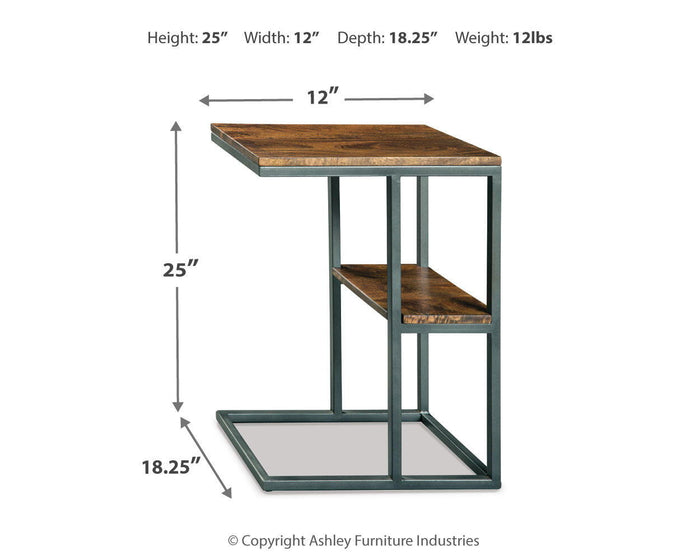 Forestmin - Accent Table - Natural / Black - view 2