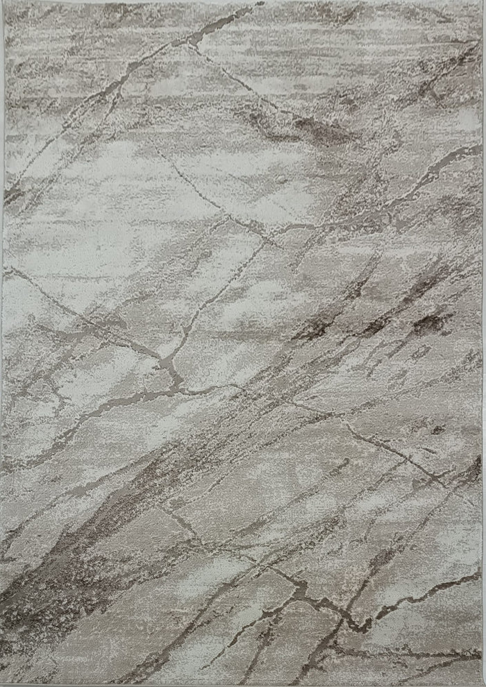 .Forza Taupe Power-Loomed Area Rug 6' 6" x 9' 0"