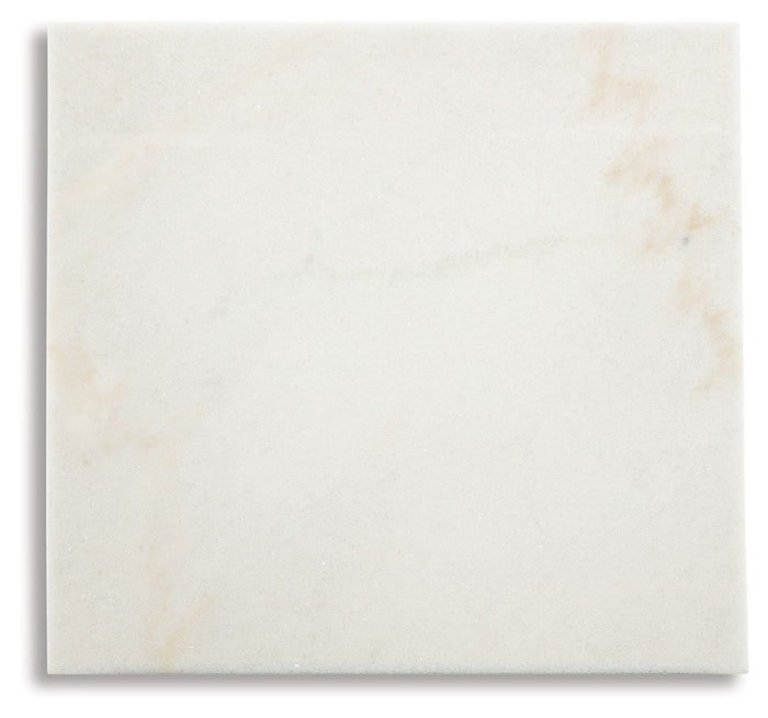 Fostead - White / Espresso - Square End Table by Signature Design by Ashley® | Bel Furniture