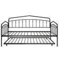 Fox - Daybed With Twin Trundle Black Twin by House & Home Furniture | Bel Furniture