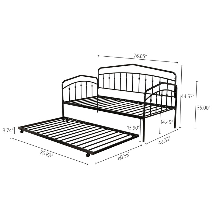 Fox - Daybed With Twin Trundle - view 3
