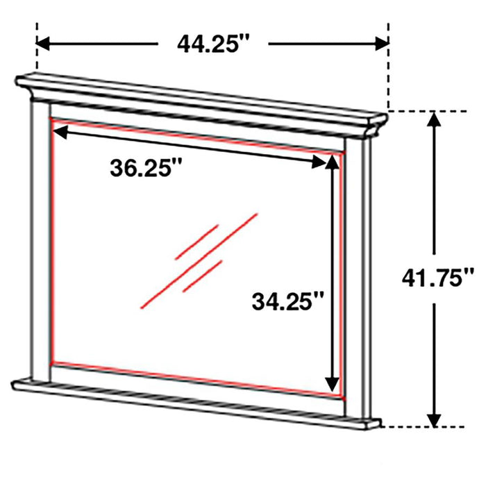 Franco - Dresser Mirror