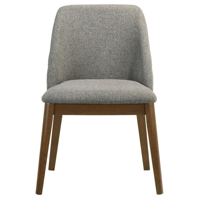 Franklin - Upholstered Dining Side Chair (Set of 2) - Gray