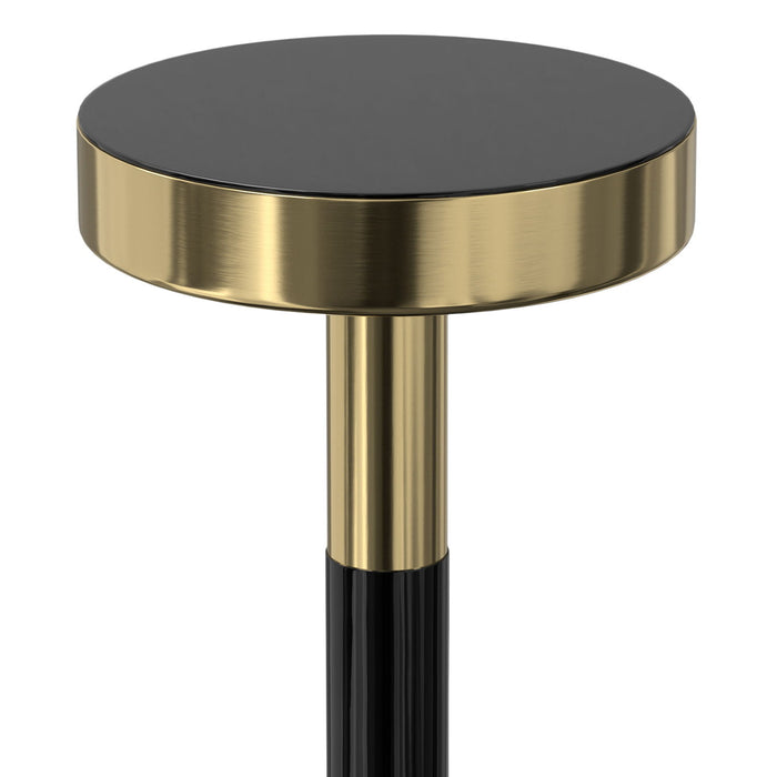Frannie - Side Table - Gold / Black - view 2