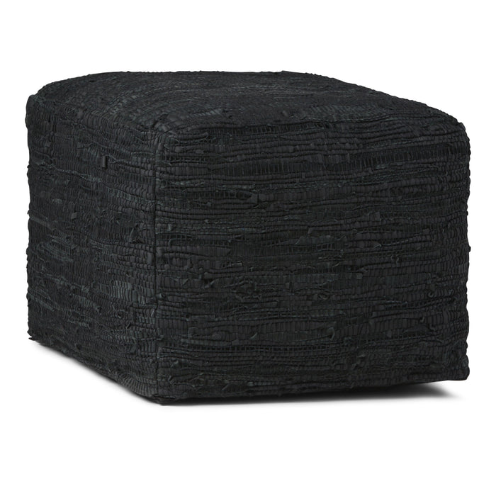 Fredrik - Handcrafted Square Pouf - view 9