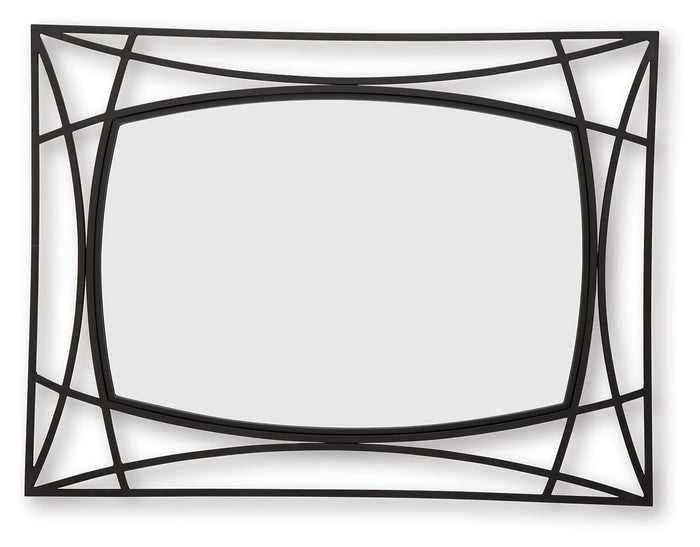 Freenville - Accent Mirror - Black - view 4