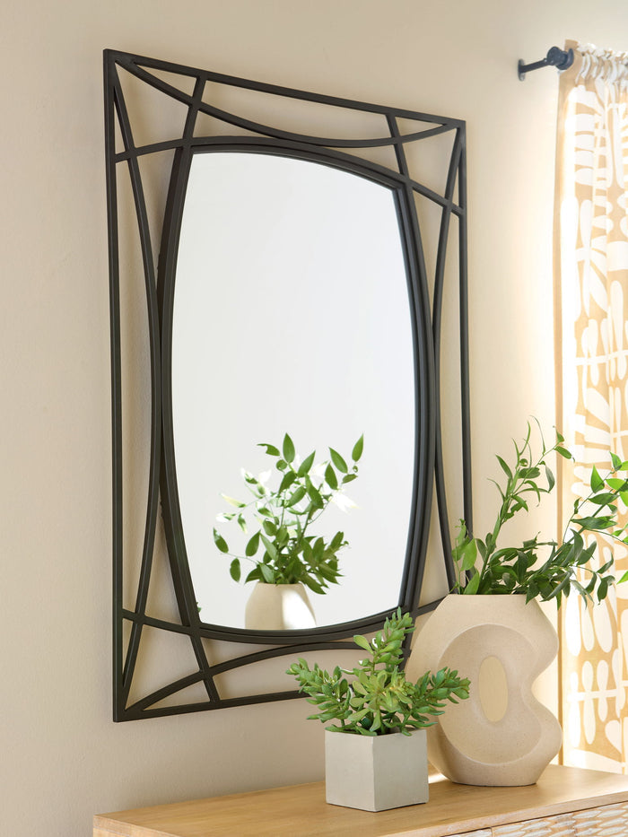 Freenville - Accent Mirror - Black - view 7