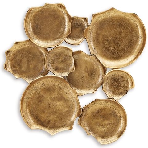 Gageton - Wall Decor - Antique Gold Finish - view 2