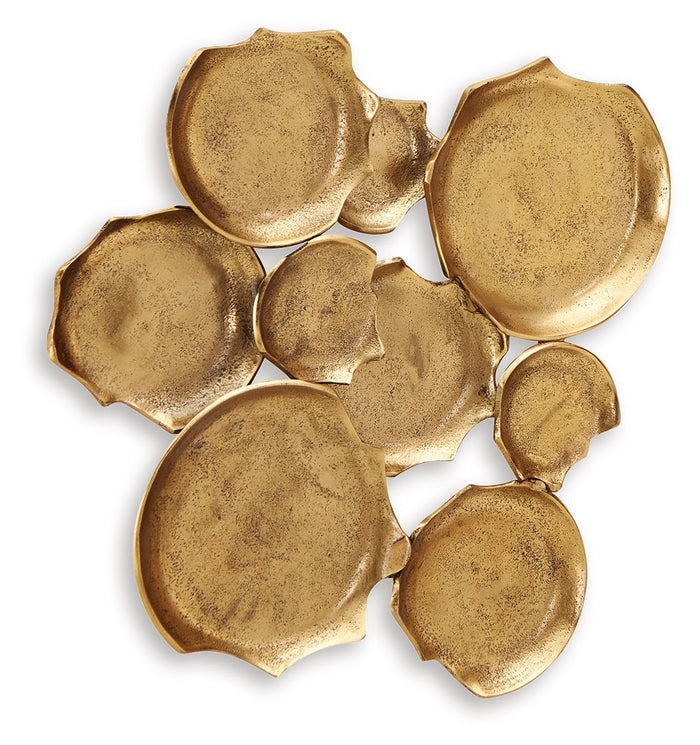 Gageton - Antique Gold Finish - Wall Decor by Signature Design by Ashley® | Bel Furniture
