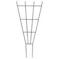 Garden Pot Trellis, Fan, Green Steel, 36 x 15-In.