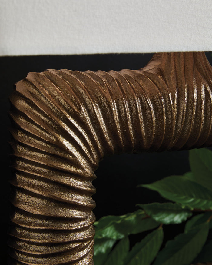 Garronby - Metal Table Lamp - Antique Brass Finish - view 2