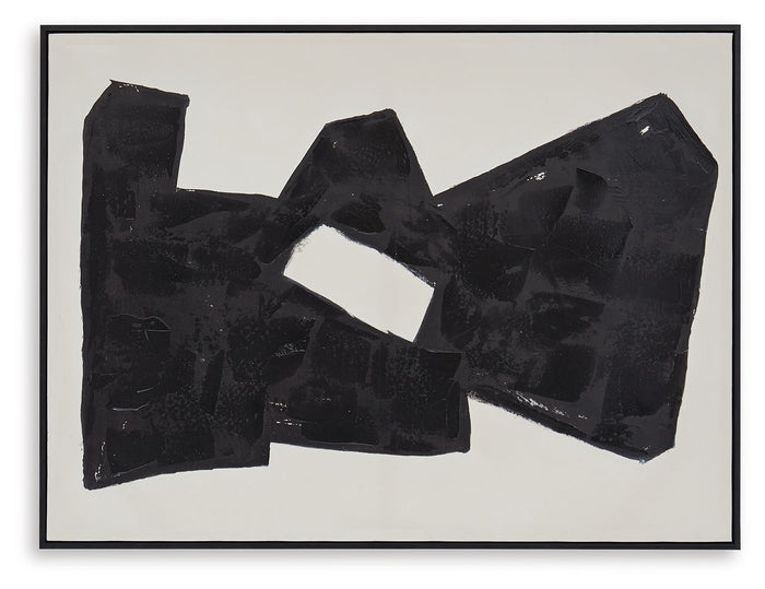 Garviery - Black / Cream - Wall Art by Signature Design by Ashley® | Bel Furniture