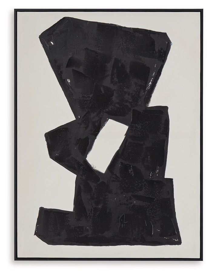 Garviery - Black / Cream - Wall Art by Signature Design by Ashley® | Bel Furniture