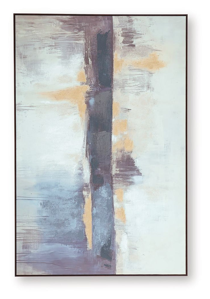 Gatesford - Wall Art - Blue / White / Tan - view 4