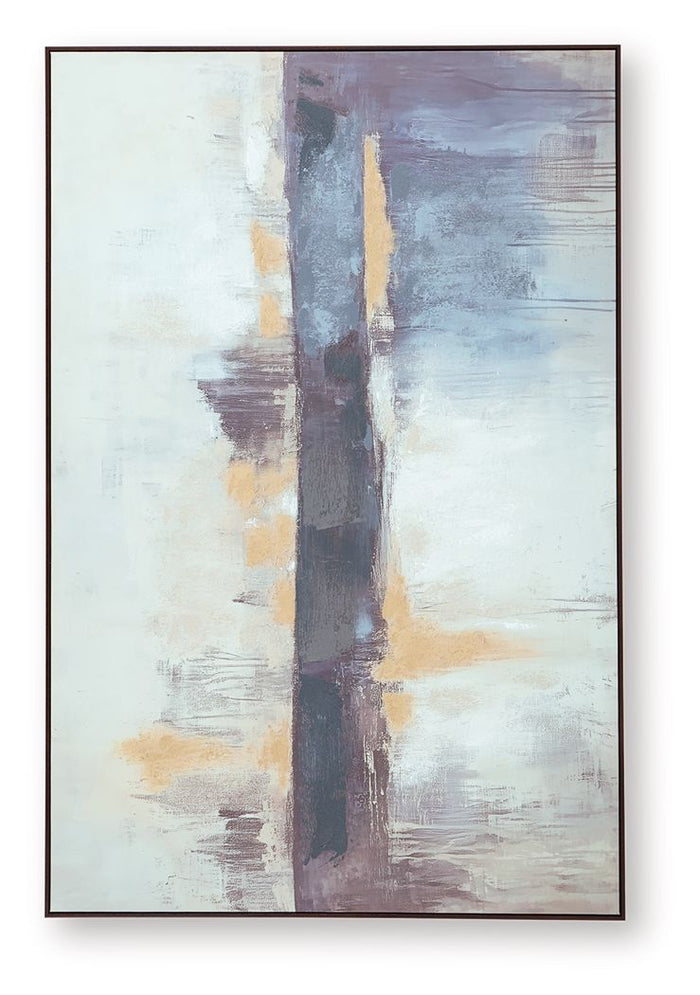 Gatesford - Wall Art - Blue / White / Tan - view 8