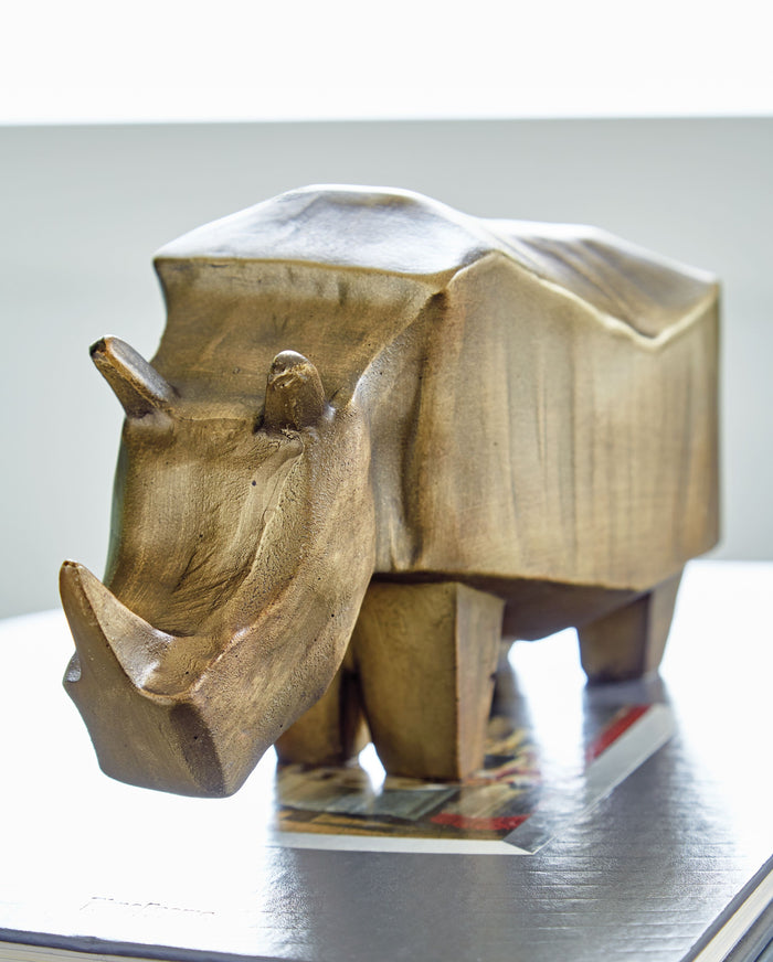 Gentwell - Antique Gold Finish - Sculpture by Signature Design by Ashley® | Bel Furniture