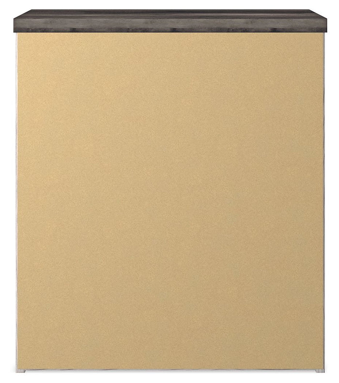 Gerridan - Two Drawer Night Stand - White / Gray - view 2