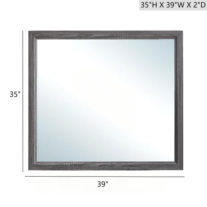 Glasgow - Mirror With Minimalist Design And Low Distortion Glass - view 6