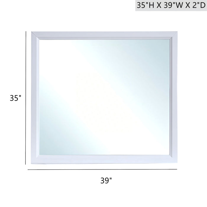 Glasgow - Mirror With Minimalist Design And Low Distortion Glass - view 7
