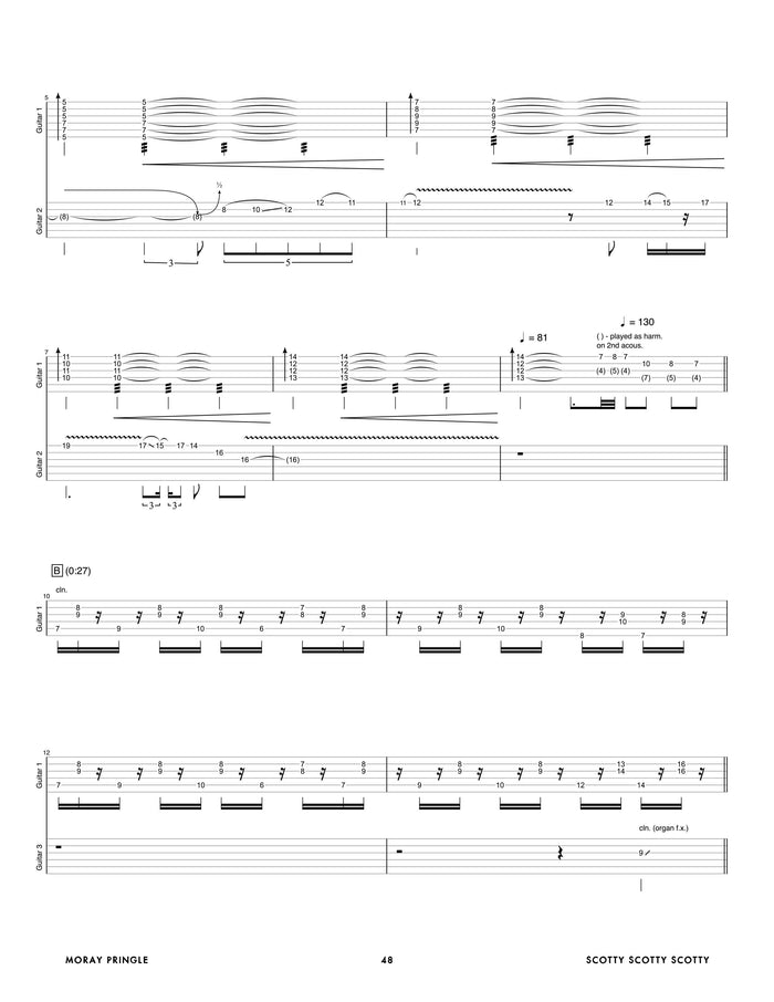 Printed Guitar Book, Digital Guitar Book