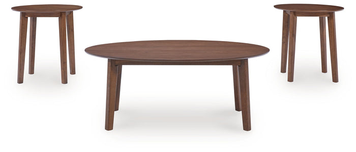 Gordonay - Occasional Table Set (Set of 3) - Brown - view 3