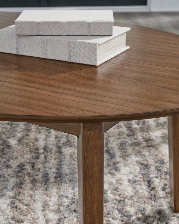 Gordonay - Brown - Occasional Table Set (Set of 3) by Signature Design by Ashley® | Bel Furniture