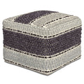 Grady - Handcrafted Square Pouf - view 2