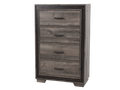 Gray 4 Drawer Chest