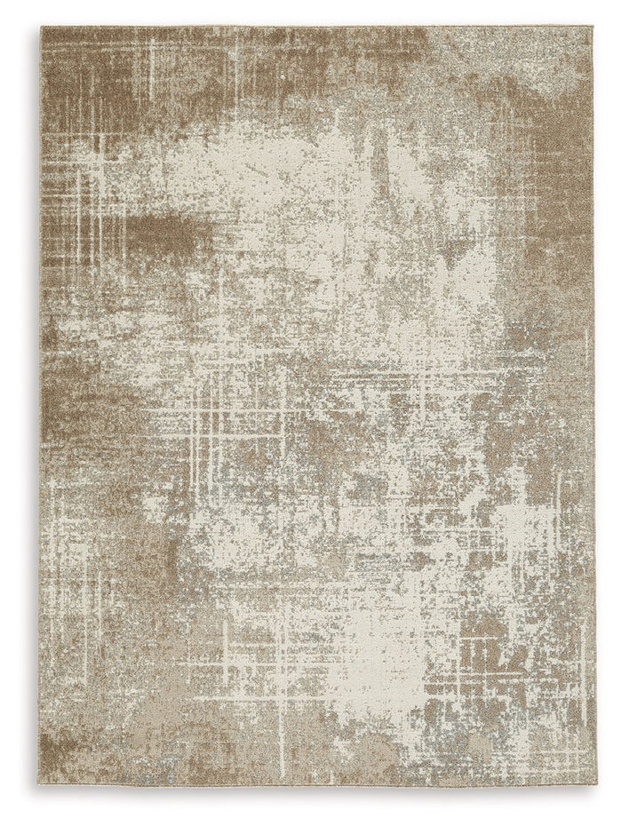 Grifflain - Rug Light Brown 5' x 8' by Signature Design by Ashley® | Bel Furniture