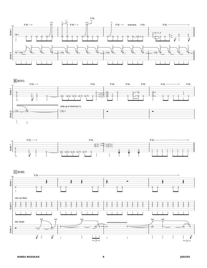 Printed Guitar Book, Digital Guitar Book