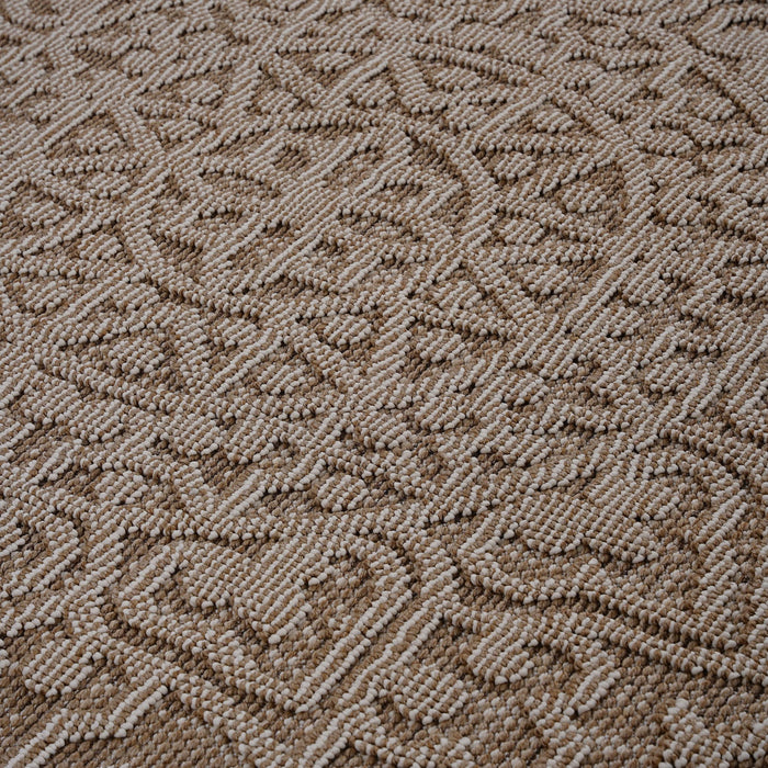 Guros - 6' X 9' Medallion Indoor / Outdoor Area Rug - Beige - view 6