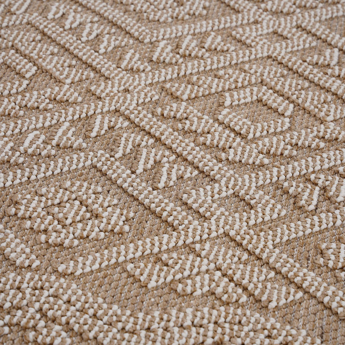 Guros - 6' X 9' Traditional Indoor / Outdoor Area Rug - Natural - view 2