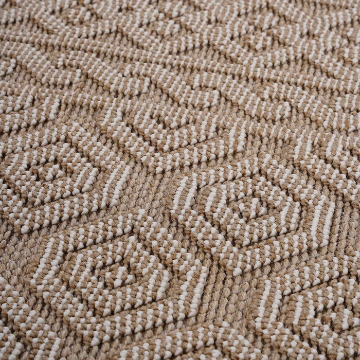 Guros - 8' X 10' Geometric Indoor / Outdoor Area Rug - Mocha - view 7