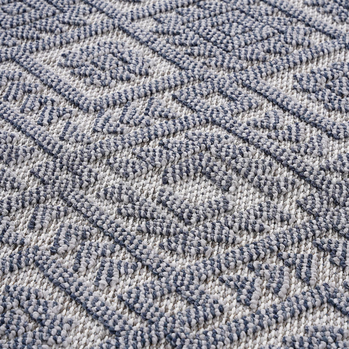 Guros - 8' X 10' Traditional Indoor / Outdoor Area Rug - White / Gray - view 5