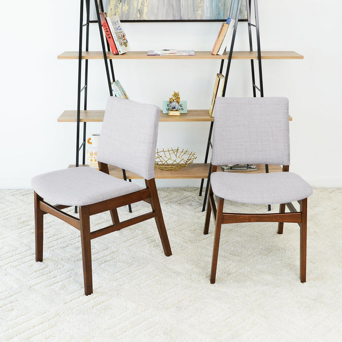 Gusto - Dining Chair (Set of 2) - Brown / Light Gray - view 7