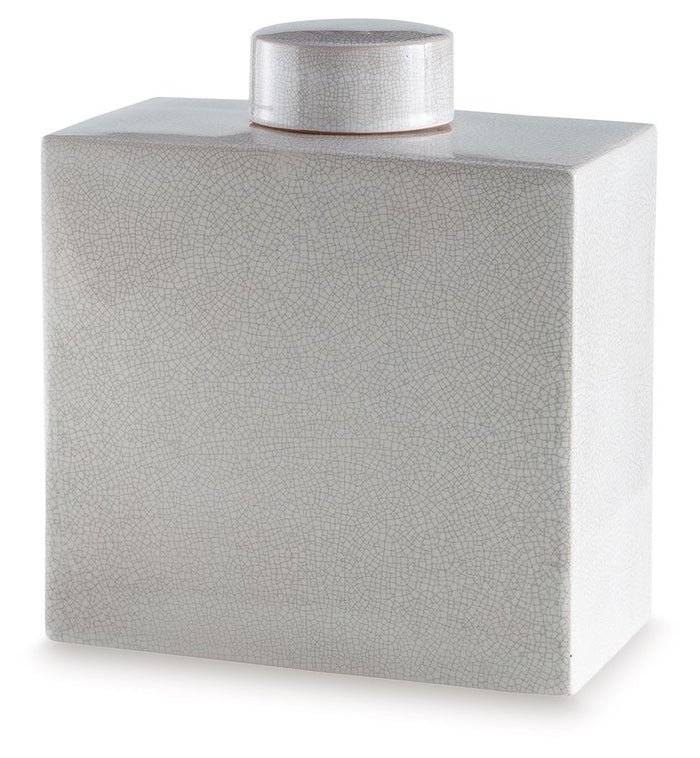 Haddworth - Jar White 12"W x 6"D x 14"H by Signature Design by Ashley® | Bel Furniture