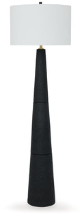 Hallburg - Black - Poly Floor Lamp by Signature Design by Ashley® | Bel Furniture