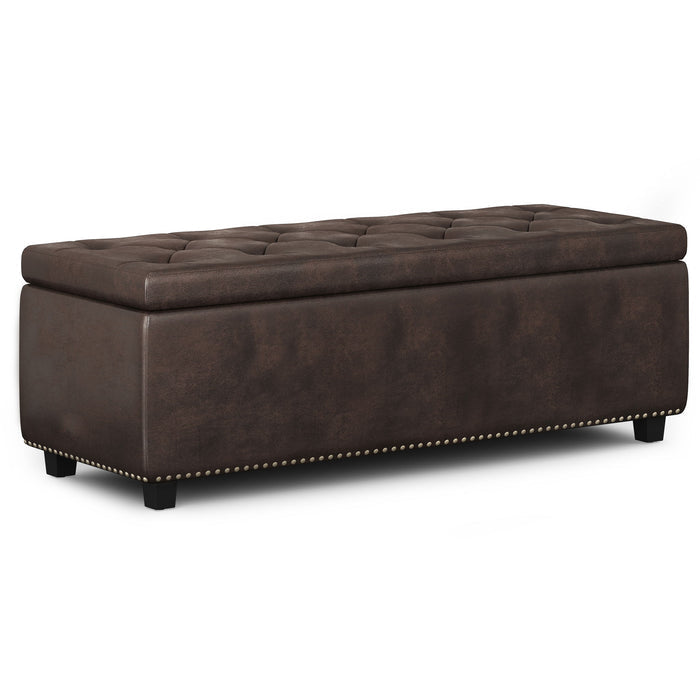 Hamilton - Upholstered Storage Ottoman - view 7