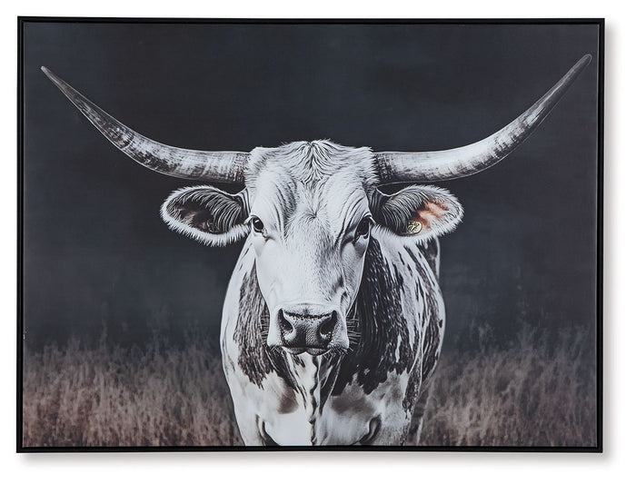 Harlandale - Black / White / Brown - Wall Art by Signature Design by Ashley® | Bel Furniture