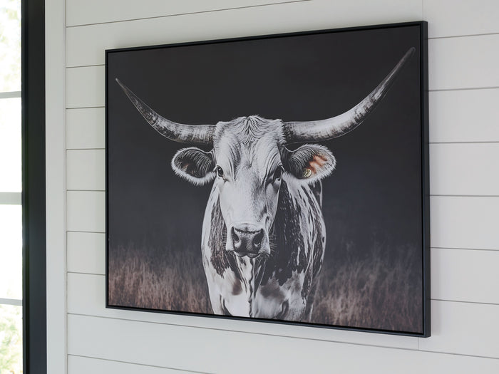 Harlandale - Black / White / Brown - Wall Art by Signature Design by Ashley® | Bel Furniture