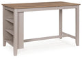 Harperfeld Rectangular Dining Room Counter Table Natural and Gray