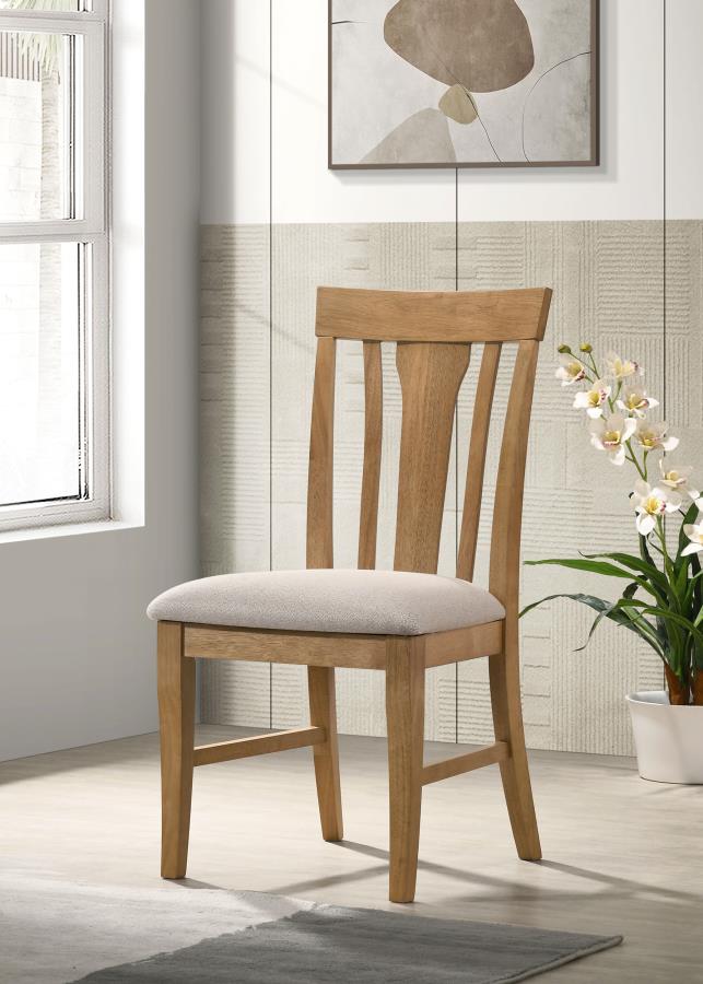 Hartville - Dining Side Chair (Set of 2) - Natural Light Brown