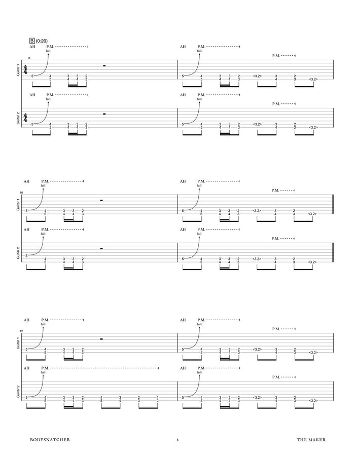 Printed Guitar Book, Digital Guitar Book