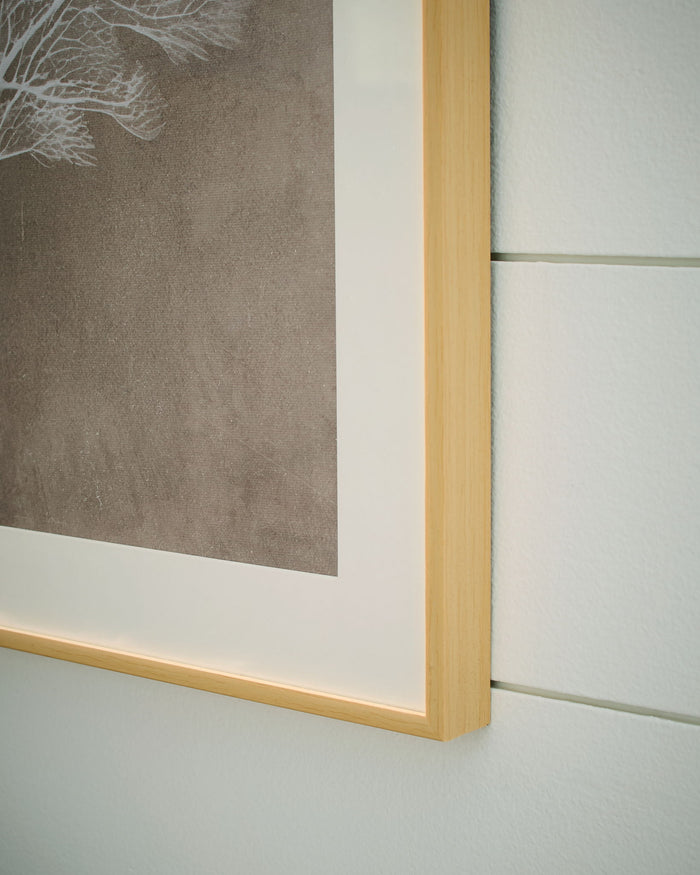 Hendridge - Wall Art Set (Set of 3) - Taupe / White - view 3