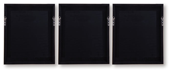 Hendridge - Wall Art Set (Set of 3) - Taupe / White - view 5
