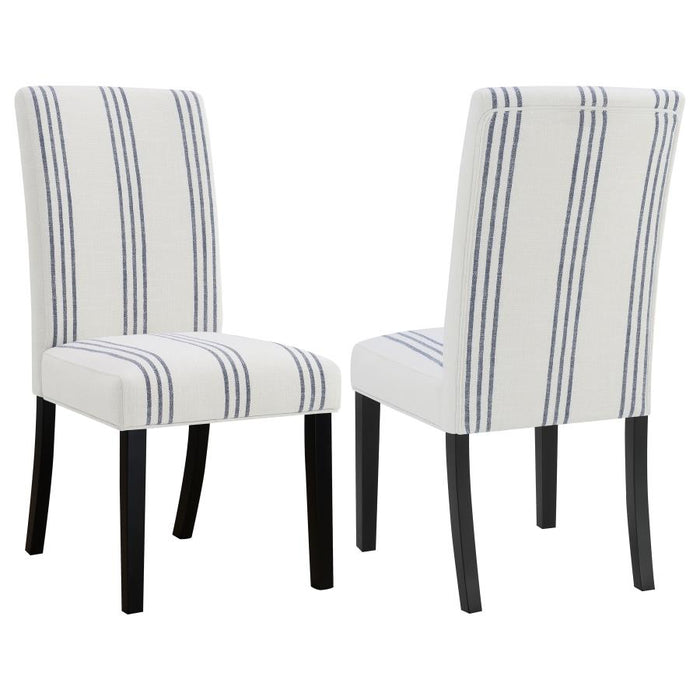 Herran Upholstered Dining Side Chair (Set of 2) Beige