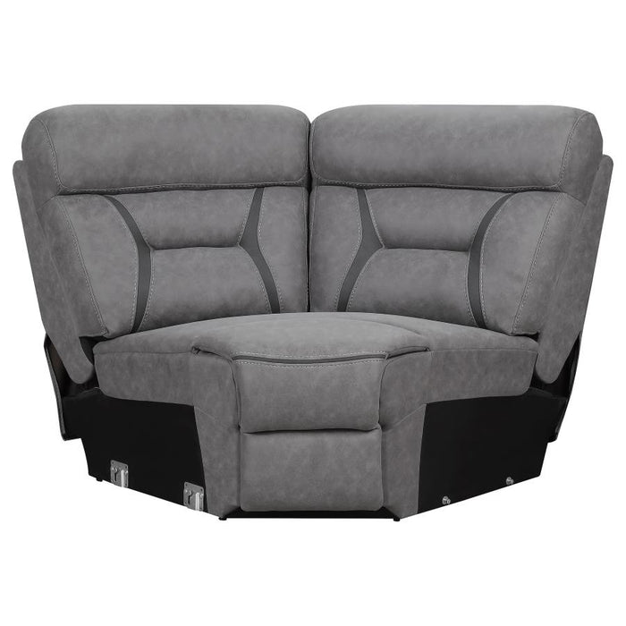 Higgins Upholstered Armless / Wedge Chair Grey