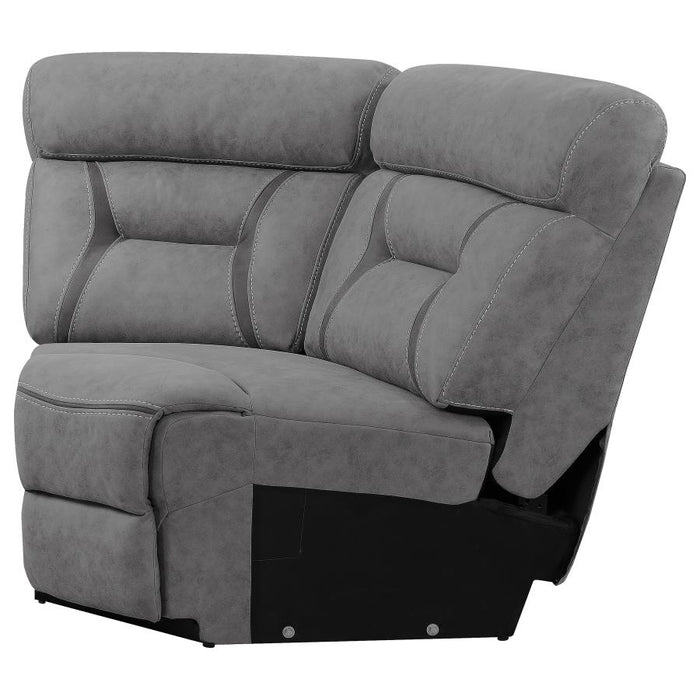 Higgins Upholstered Armless / Wedge Chair Grey